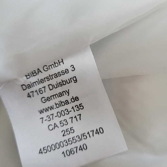 Crista White /Beige Spring Jacket NWOT Germany Size 14 Lined Zip Front - Picture 6 of 10